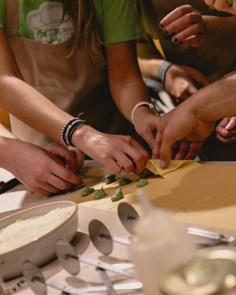 Hands-on pasta-making Lake Como