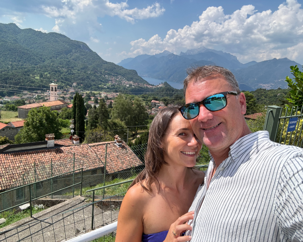 Debbie and David Lake Como